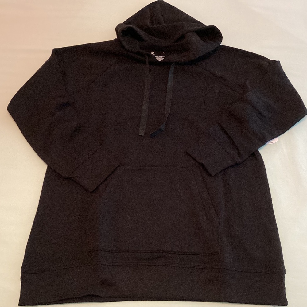 Xersion fleece tunic hoodie, NEW